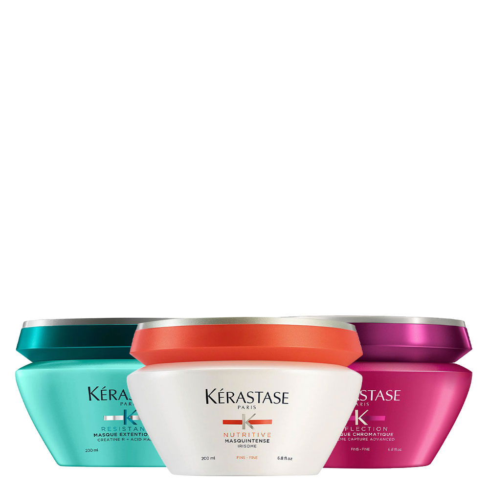 Encontraproduto.com.br - Kit Cronograma Capilar Kérastase Home Care - 3 Produtos