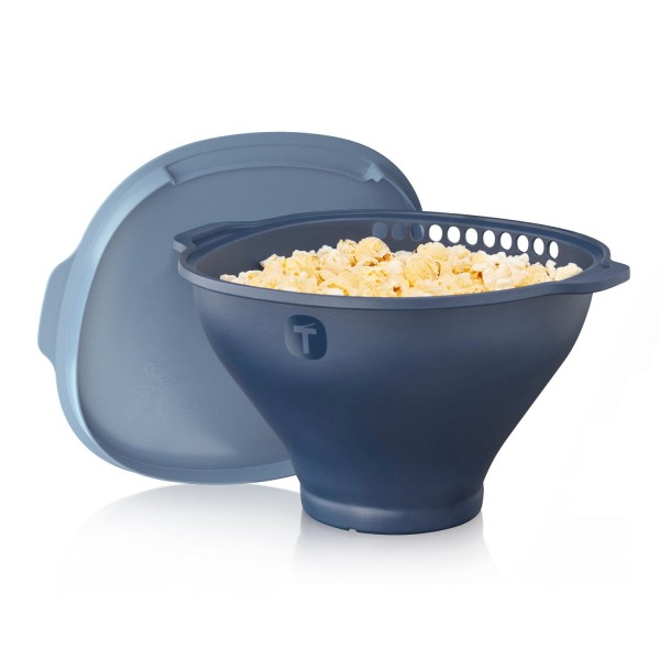 Encontraproduto.com.br - Pipoqueira Wow Pop Tupperware Para Micro-Ondas Mar Profundo