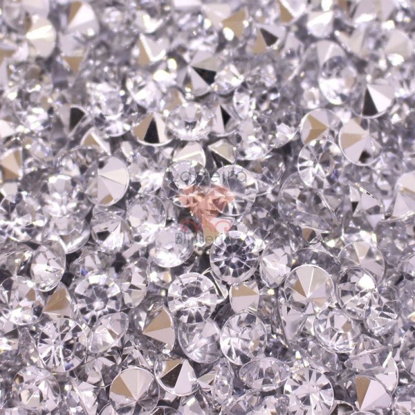 Encontraproduto.com.br - STRASS PARA COLAGEM 08MM EM ACRILICO COM 1000 PEÇAS