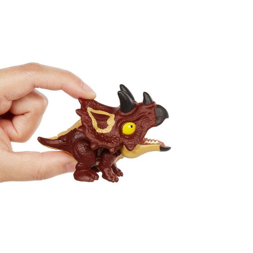 Encontraproduto.com.br - Jurassic World Dino Snap Squad Triceratops - Mattel