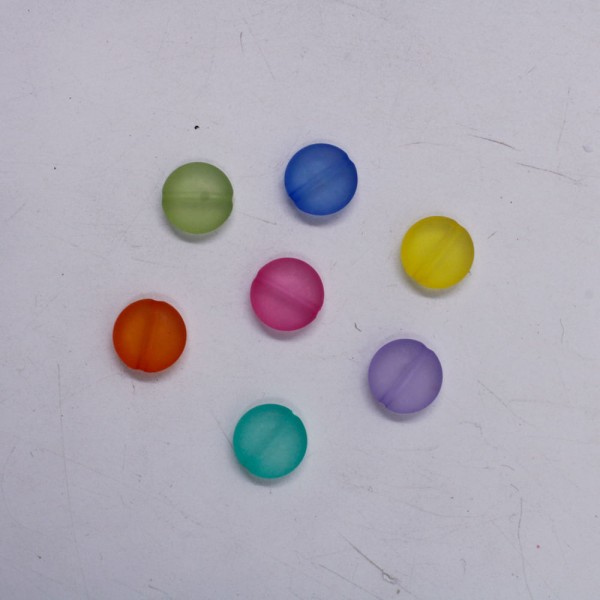 Encontraproduto.com.br - ENTREMEIO REDONDO FOSCO 10MM EM ACRILICO COM 500G