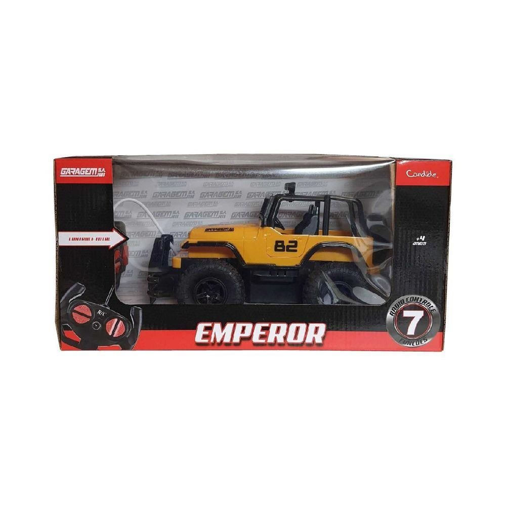 Carrinho de Controle Remoto Emperor Amarelo - Candide