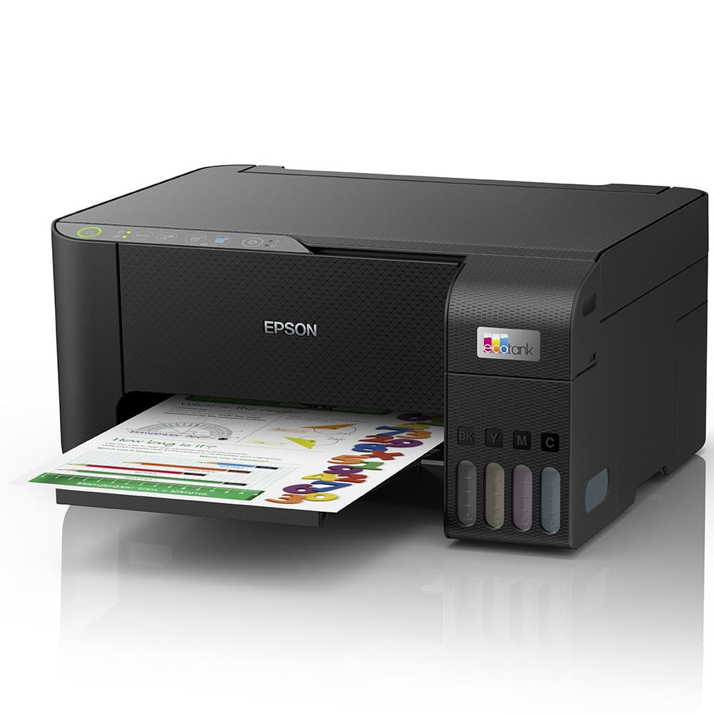 Encontraproduto.com.br - Impressora Multifuncional Epson 3 em 1 Preta L3250 – Bivolt