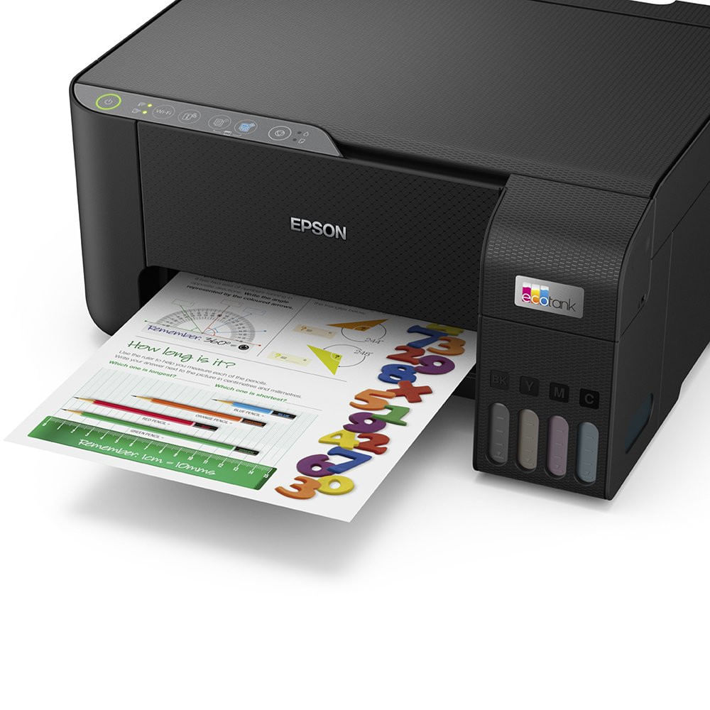 Encontraproduto.com.br - Impressora Multifuncional Epson 3 em 1 Preta L3250 – Bivolt