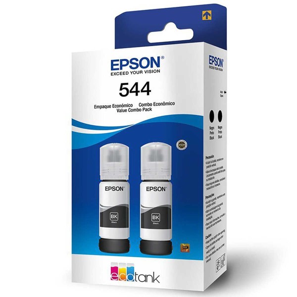 Encontraproduto.com.br - Kit Refil de Tinta Epson 2x1 Preto - T544