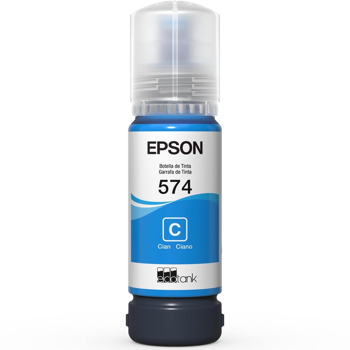 Encontraproduto.com.br - Refil de Tinta Epson T574 Ciano 70ml