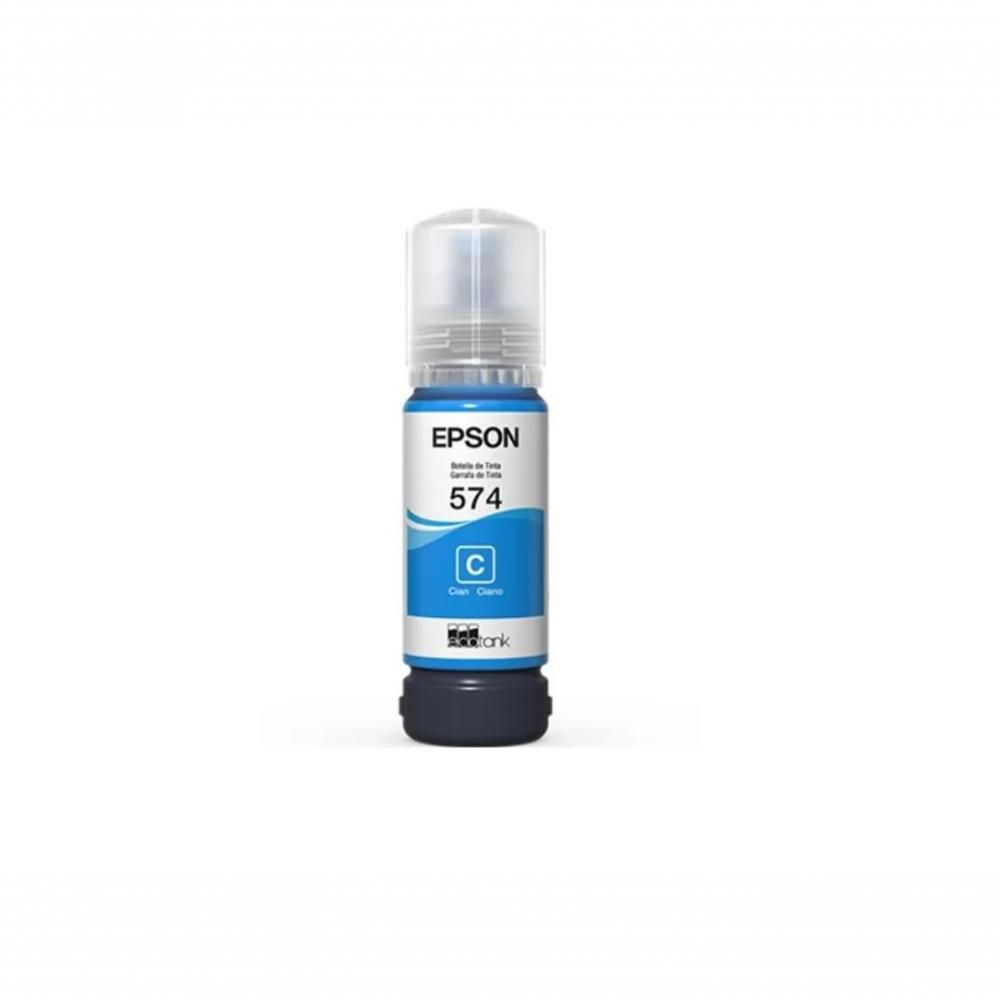 Encontraproduto.com.br - Refil de Tinta Epson T574 Ciano 70ml