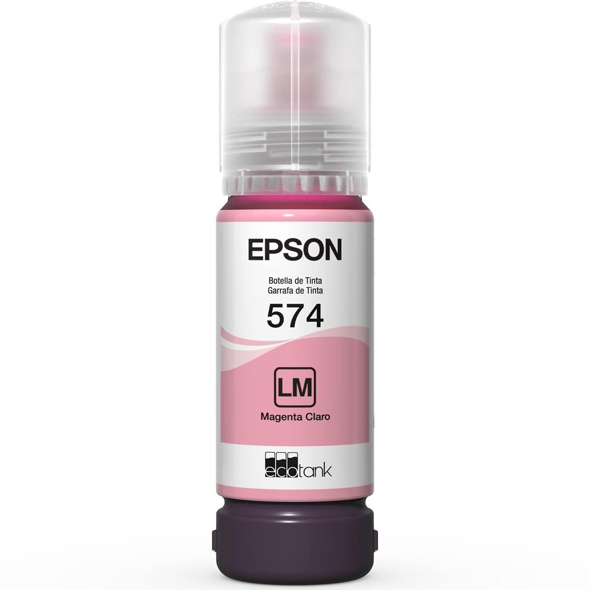 Encontraproduto.com.br - Refil de Tinta Epson T574 Magenta Claro 70ml