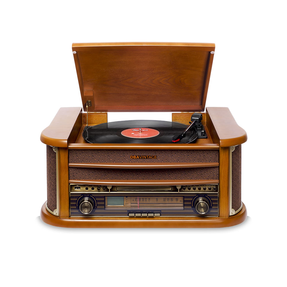 Encontraproduto.com.br - Vitrola Multifuncional ObaVintage Plus Obabox – 27688OUT [Reembalado]