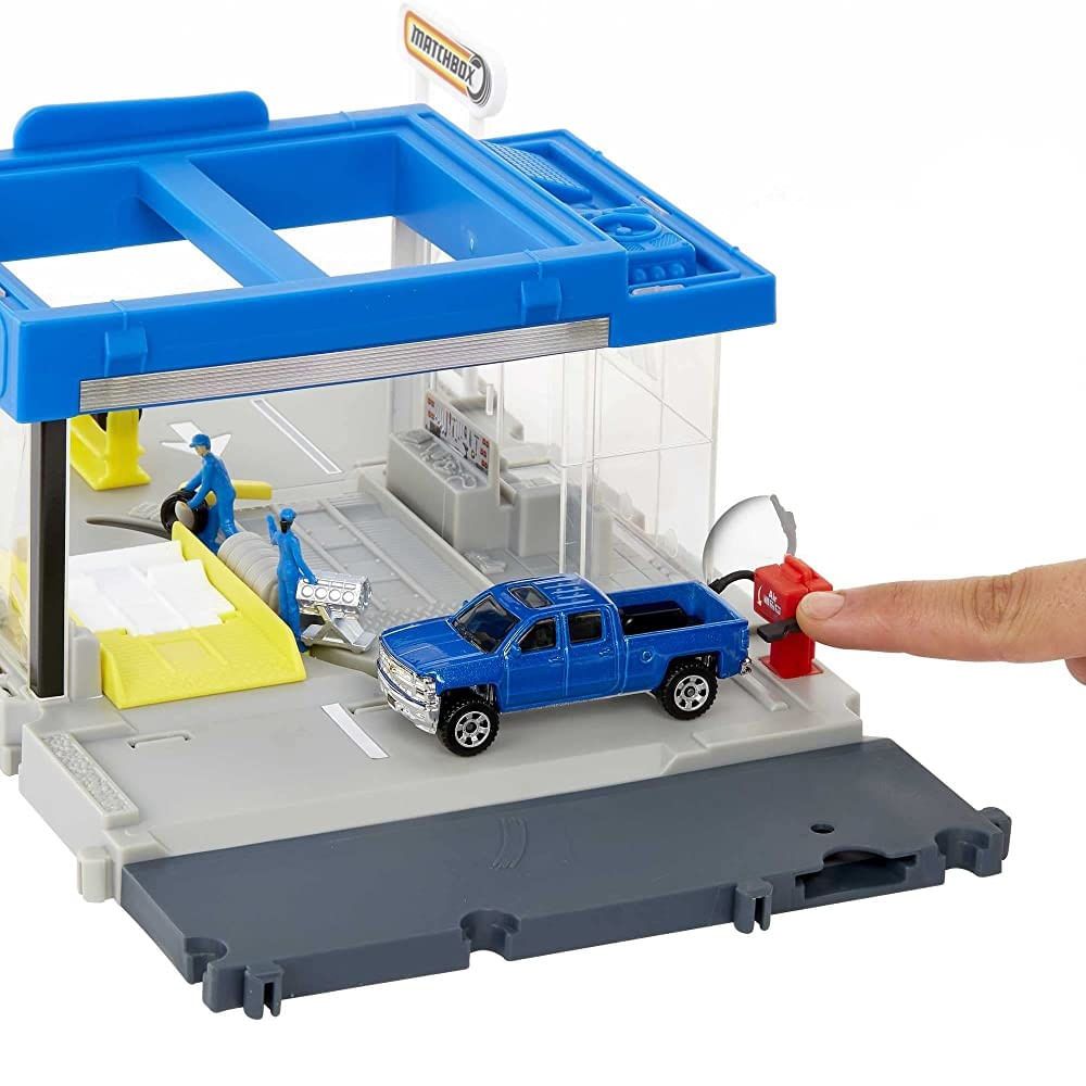Encontraproduto.com.br - Pista Matchbox Action Drivers Auto Shop - Mattel