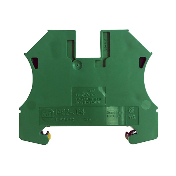 Borne De Aterramento, Cor Verde E Amarelo, Term. A Parafuso, 4MM REF.1492JG4 - Rockwell Automation