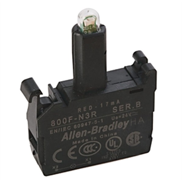 Módulo LED 24 V AC/DC Vermelho REF.800FN3 - Rockwell Automation