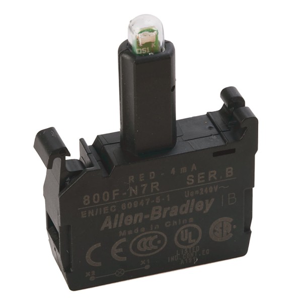 Modulo LED 240 V AC Vermelho REF.800FN7 - Rockwell Automation