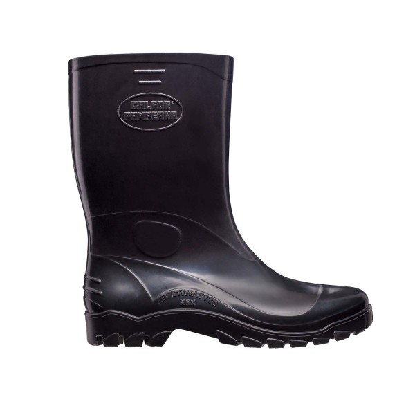 Bota De PVC NR.44/45 Cano Médio Com Forro Preto Stivaletto MAX REF. STMP 516 - Italbotas