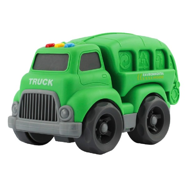 Encontraproduto.com.br - Caminhãozinho de Profissões Caminhão de Lixo - BRR Toys