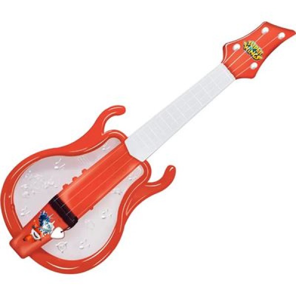 Encontraproduto.com.br - Guitarra Infantil Elétrica Fun - Super Wings