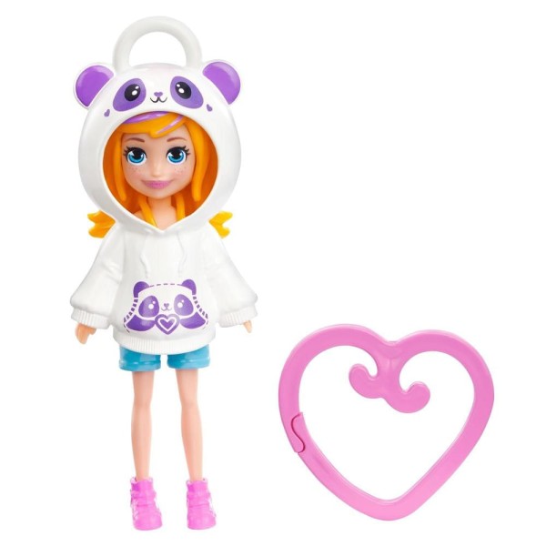 Encontraproduto.com.br - Boneca Polly Pocket Amigos Shani Panda - Mattel