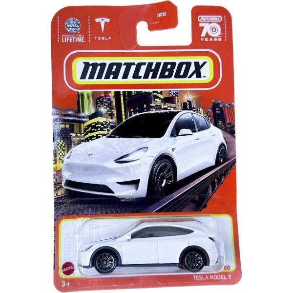 Encontraproduto.com.br - Matchbox Basics Tesla Model Y - Mattel