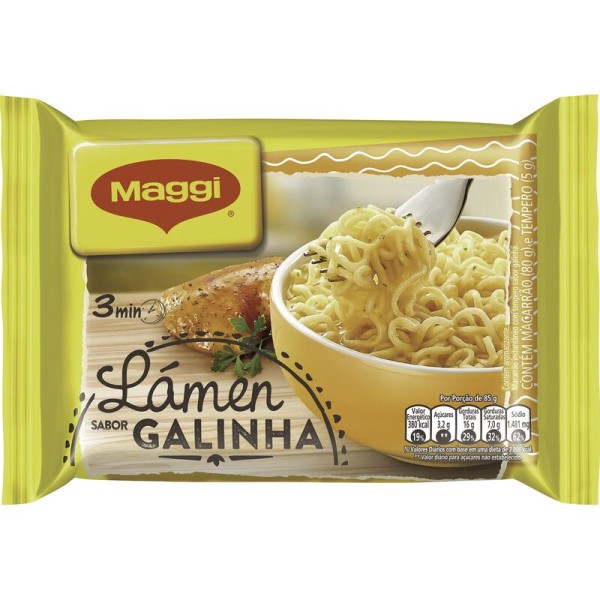 Encontraproduto.com.br - Macarrão Instantâneo Maggi Lámen Galinha Pacote com 85g