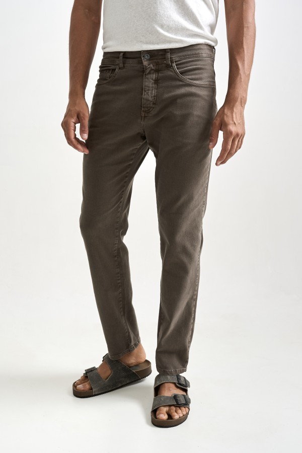Encontraproduto.com.br - Calça 5 Pockets Super Soft Marrom