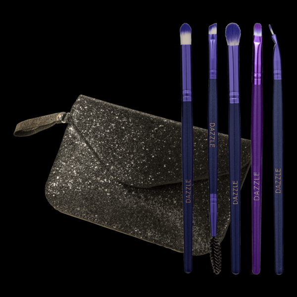 Kit Bolsa Clutch mais 5 Pincéis Dazzle