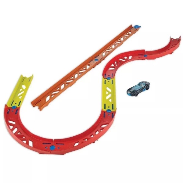 Encontraproduto.com.br - Hot Wheels Builder Complemento Trilhas Curvas - Mattel
