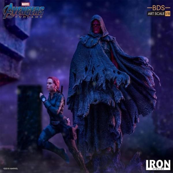 Encontraproduto.com.br - Pack Black Widow - Avengers:Endgame - Bds Art Scale 1/10 + Red Skull 1/10 Bds Avengers:Endgame