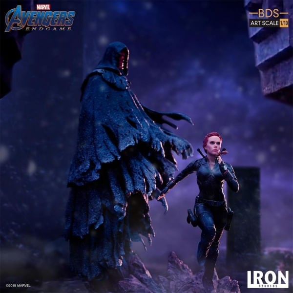 Encontraproduto.com.br - Pack Black Widow - Avengers:Endgame - Bds Art Scale 1/10 + Red Skull 1/10 Bds Avengers:Endgame