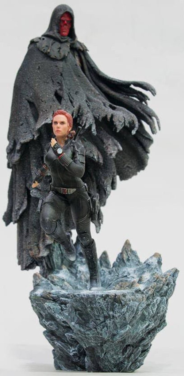 Encontraproduto.com.br - Pack Black Widow - Avengers:Endgame - Bds Art Scale 1/10 + Red Skull 1/10 Bds Avengers:Endgame
