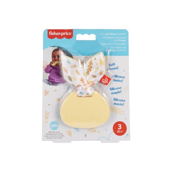 Encontraproduto.com.br - Fisher-Price Mordedor e Chocalho Sensimals Coelho - Mattel