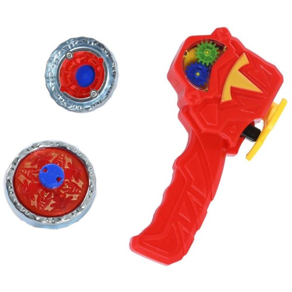Encontraproduto.com.br - Pião de Batalha Vermelho - Brinkzania