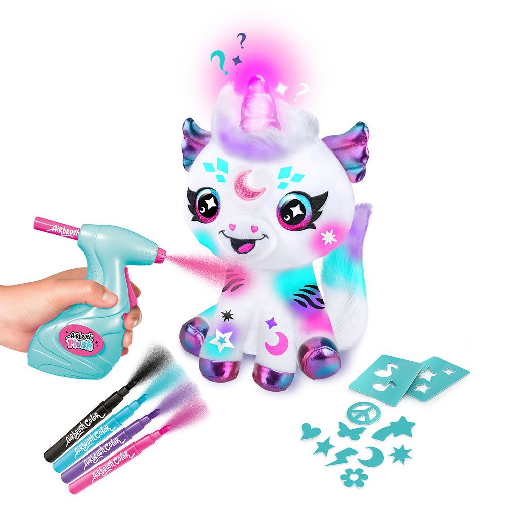Encontraproduto.com.br - Fun Unicórnio com Luz Airbrush - Fun Divirta-se