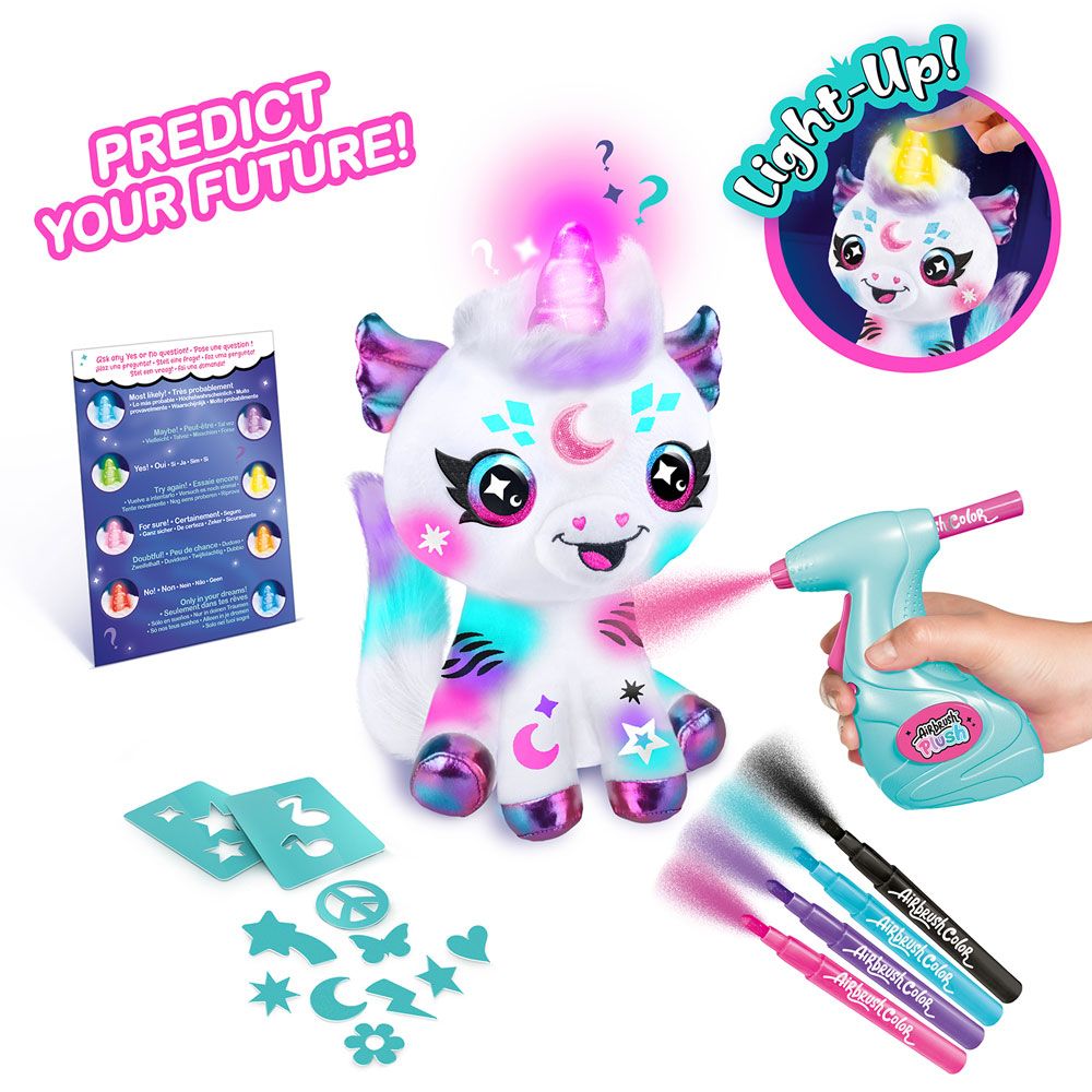 Encontraproduto.com.br - Fun Unicórnio com Luz Airbrush - Fun Divirta-se