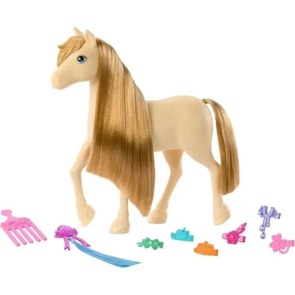 Encontraproduto.com.br - Barbie Conjunto Pônei Penteados Divertidos Tornado - Mattel