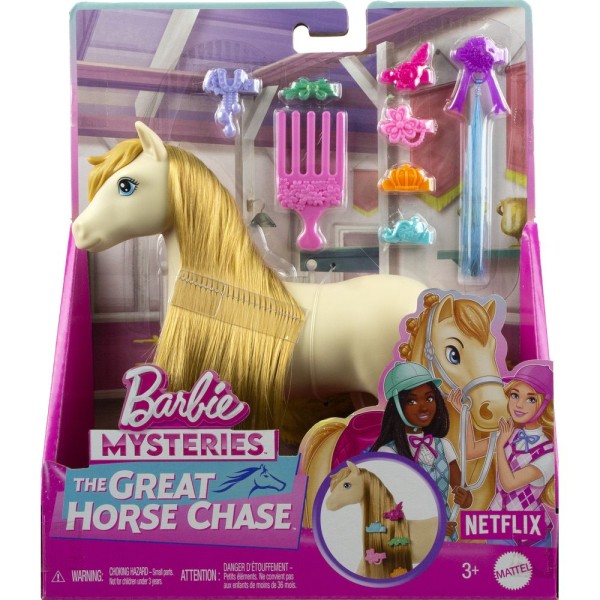 Encontraproduto.com.br - Barbie Conjunto Pônei Penteados Divertidos Tornado - Mattel