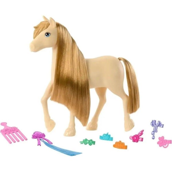 Encontraproduto.com.br - Barbie Conjunto Pônei Penteados Divertidos Tornado - Mattel