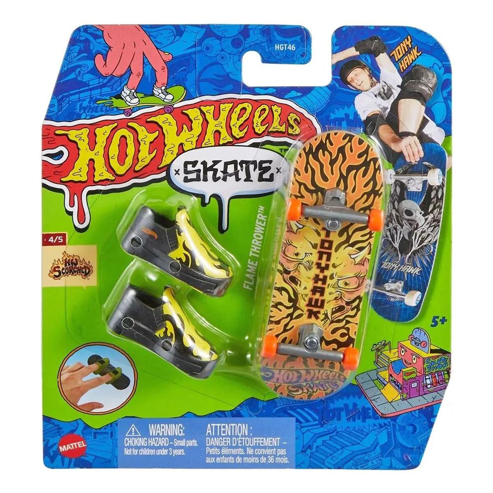 Hot Wheels Skate de Dedo Flame Thrower - Mattel