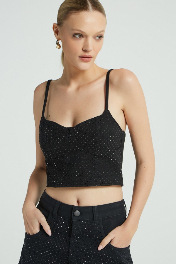 Encontraproduto.com.br - TOP SARJA COM TERMOCOLANTE PRETO