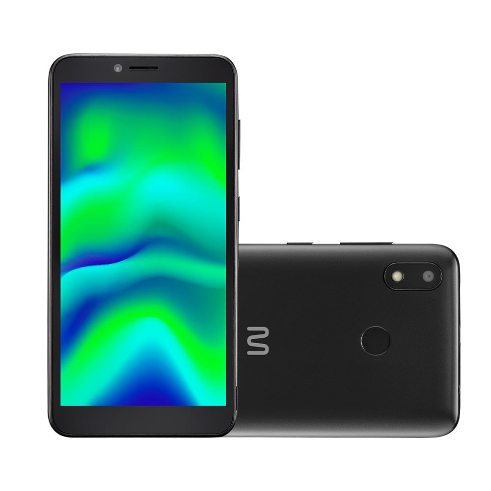Encontraproduto.com.br - Smartphone Multi F Pro 2 64GB (32+32) Tela 5.5 Dual Chip 1GB RAM Câmera 8MP + 5MP Android 11 4G Preto - P9221OUT [Reembalado]