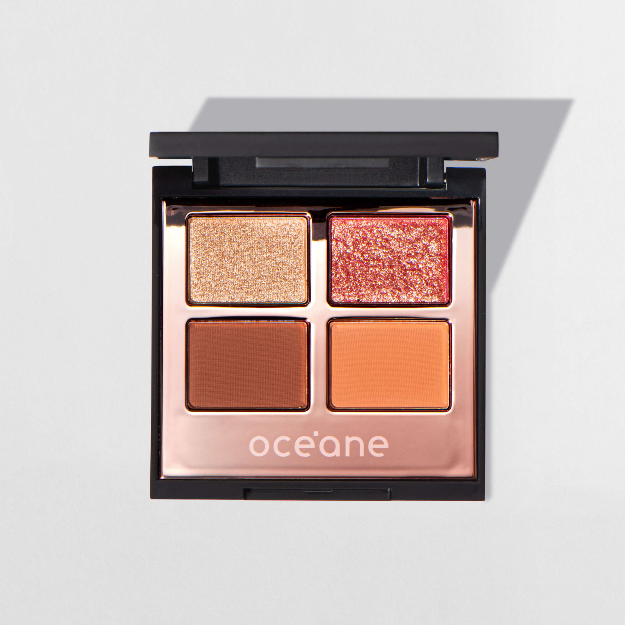 Encontraproduto.com.br - Kit Nécessaire Rosa + Paleta de Sombras + Batom Nude Semi-Matte (3 Produtos)
