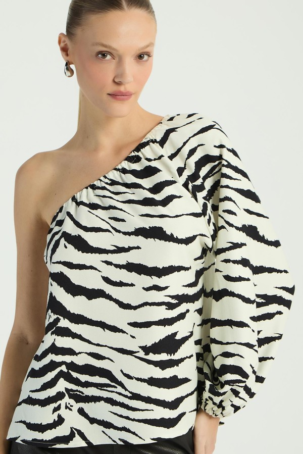 Encontraproduto.com.br - BLUSA - ZEBRADA INVERTIDA
