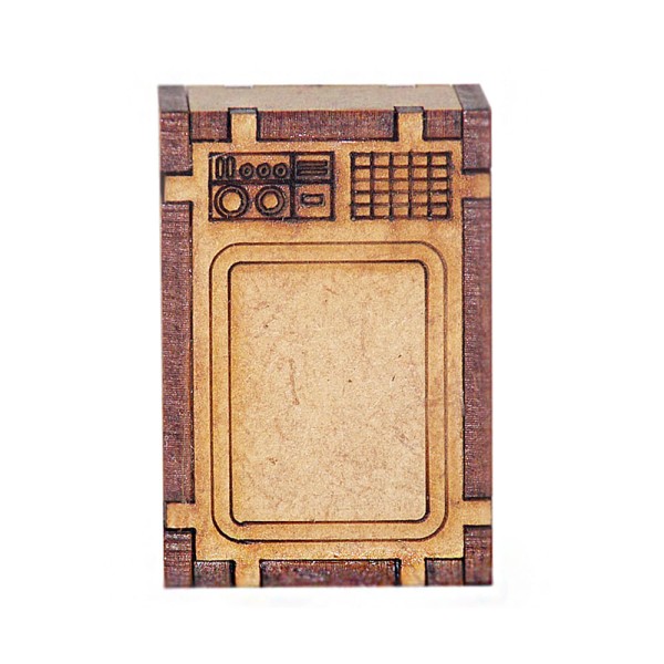 Miniatura em MDF Lava Louças Woodplan 5 x 3,5 x 2,3 cm - A005