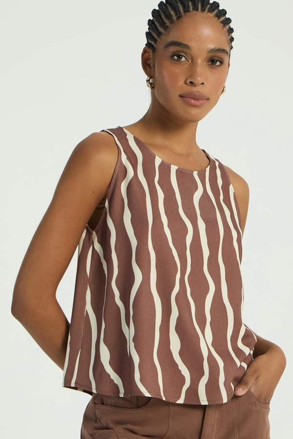 REGATA BÁSICA - ESTAMPA ANIMAL STRIPE