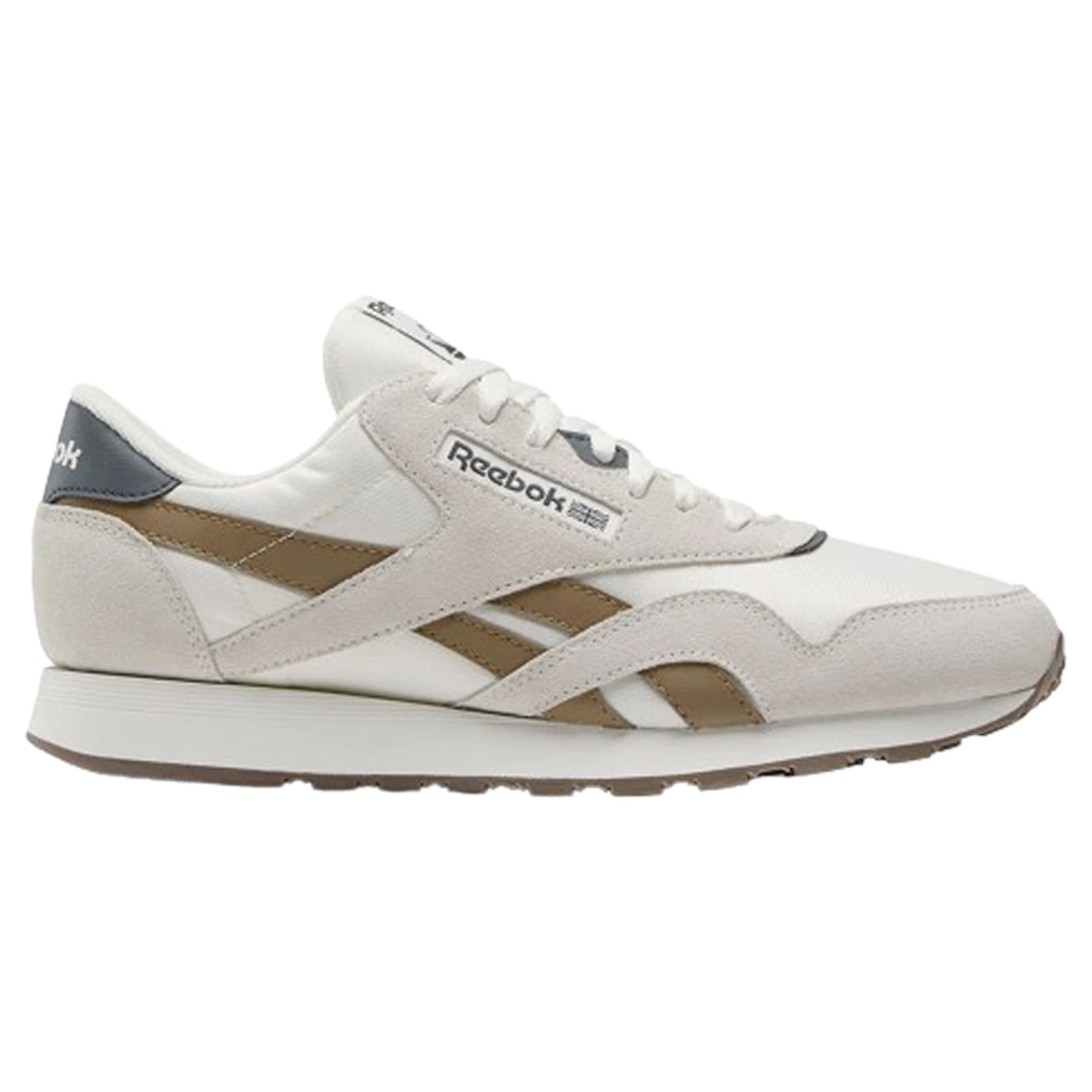 Tênis Reebok Cl Nylon Masculino - Branco e Bege