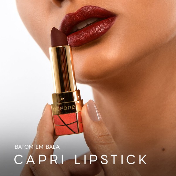 Encontraproduto.com.br - Kit Batom Nude + Batom Vinho Capri (2 Produtos)