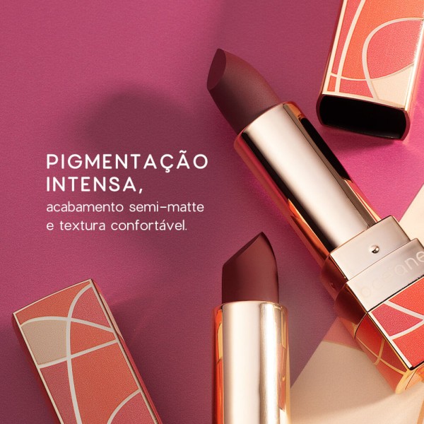 Encontraproduto.com.br - Kit Batom Nude + Batom Vinho Capri (2 Produtos)