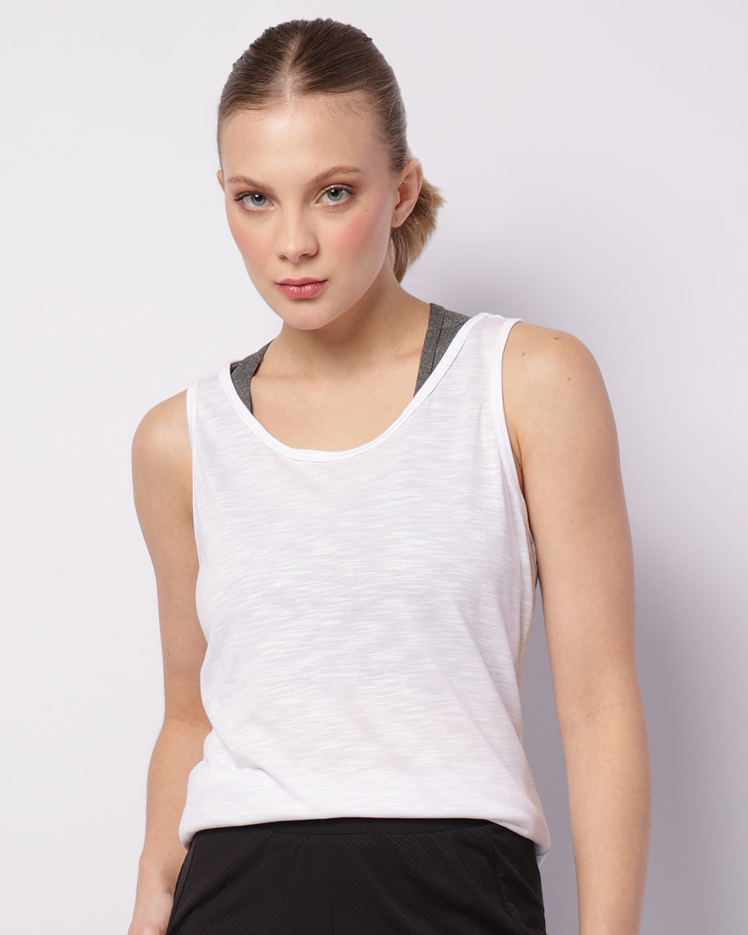 Regata Fitness Feminina Fitter Branca