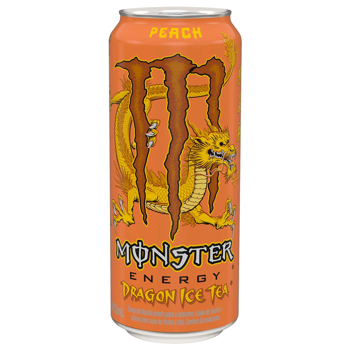 Encontraproduto.com.br - Energético Monster Energy Dragon Ice Tea Pêssego Lata 473ml