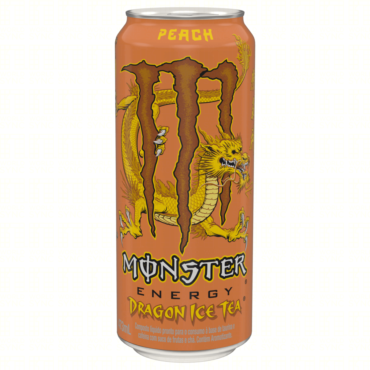Encontraproduto.com.br - Energético Monster Energy Dragon Ice Tea Pêssego Lata 473ml