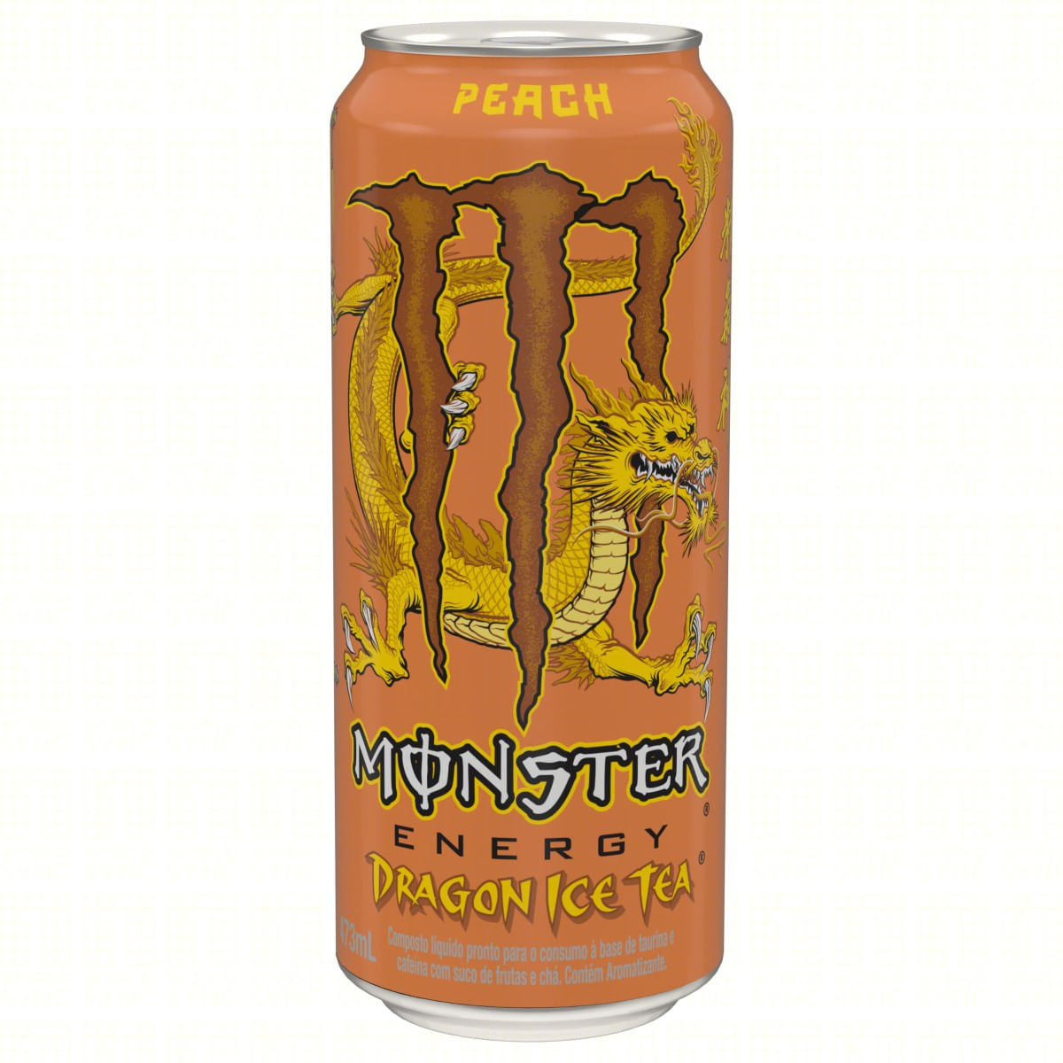 Encontraproduto.com.br - Energético Monster Energy Dragon Ice Tea Pêssego Lata 473ml